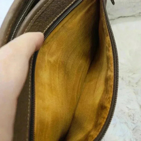 Brown PVC  Monogram Clutch - Picture 13 of 16